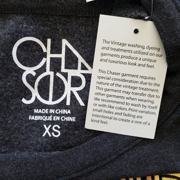 Chaser Golden Saturday Graphic Print Cozy Knit Pullover Sweatshirt NWT XS - Picture 9 of 13